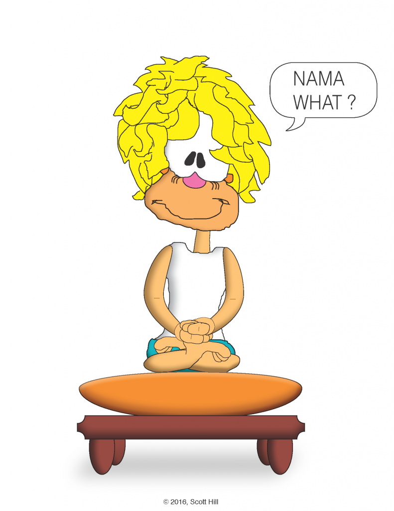 Meditation cartoon